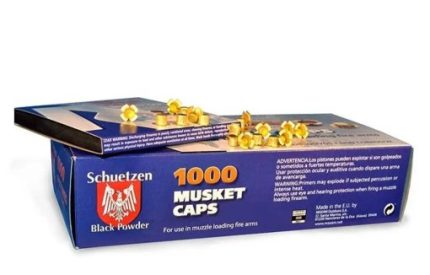 Schuetzen Musket Caps – 4 Wing Musket Caps (100 to 5000 Count)