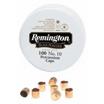 REMINGTON 22617 #10 PERCUSSION CAPS 100 CT TIN