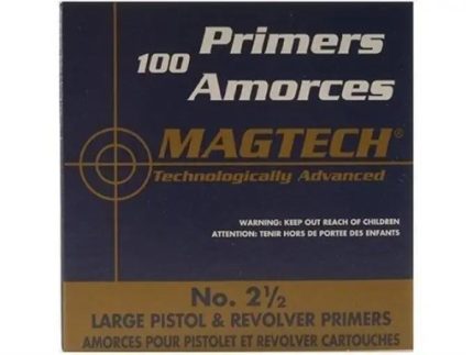 Magtech Large Pistol Primers #2-1/2