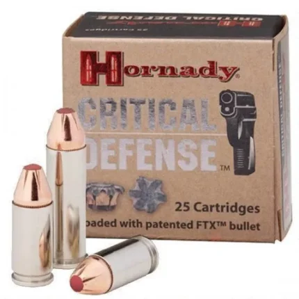 Hornady Critical Defense Ammunition 357 Magnum 125 Grain FTX Box of 25