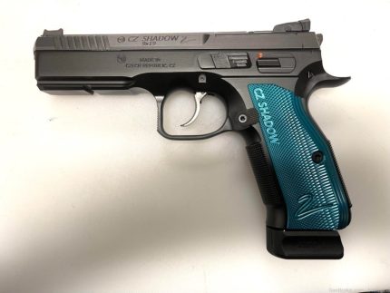 CZ Shadow 2 Optic Ready 9mm 19rd Blue Grips CZ USA 91251 NO CC FEES