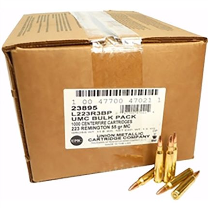 REMINGTON UMC 223REM MC FMJ BULK PACK 1000RDS