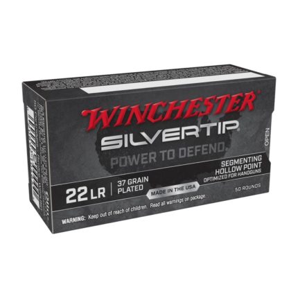 Winchester Silvertip Defense Ammunition 22 Long Rifle 37 Grain Segmenting Hollow